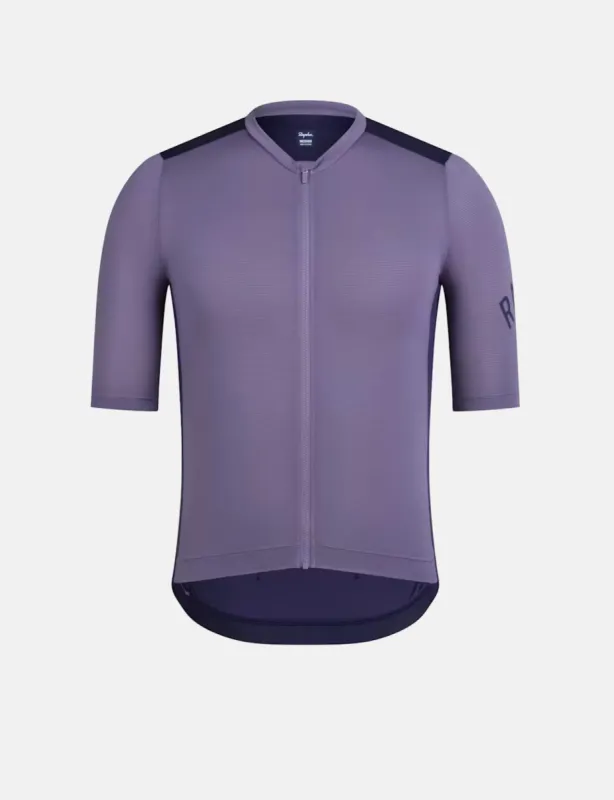 Rapha Men's Pro Team Jersey - Dusted Lilac/Navy Purple sold by Article London