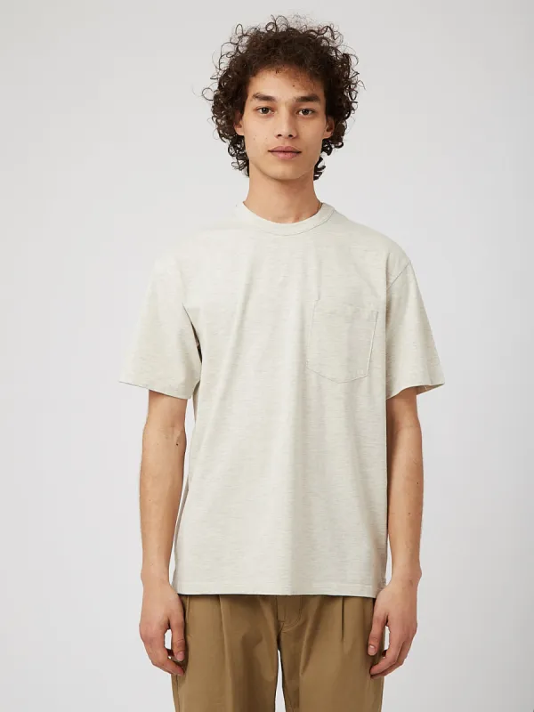 Eastlogue One Pocket T-Shirt - Oatmeal sold by Article London