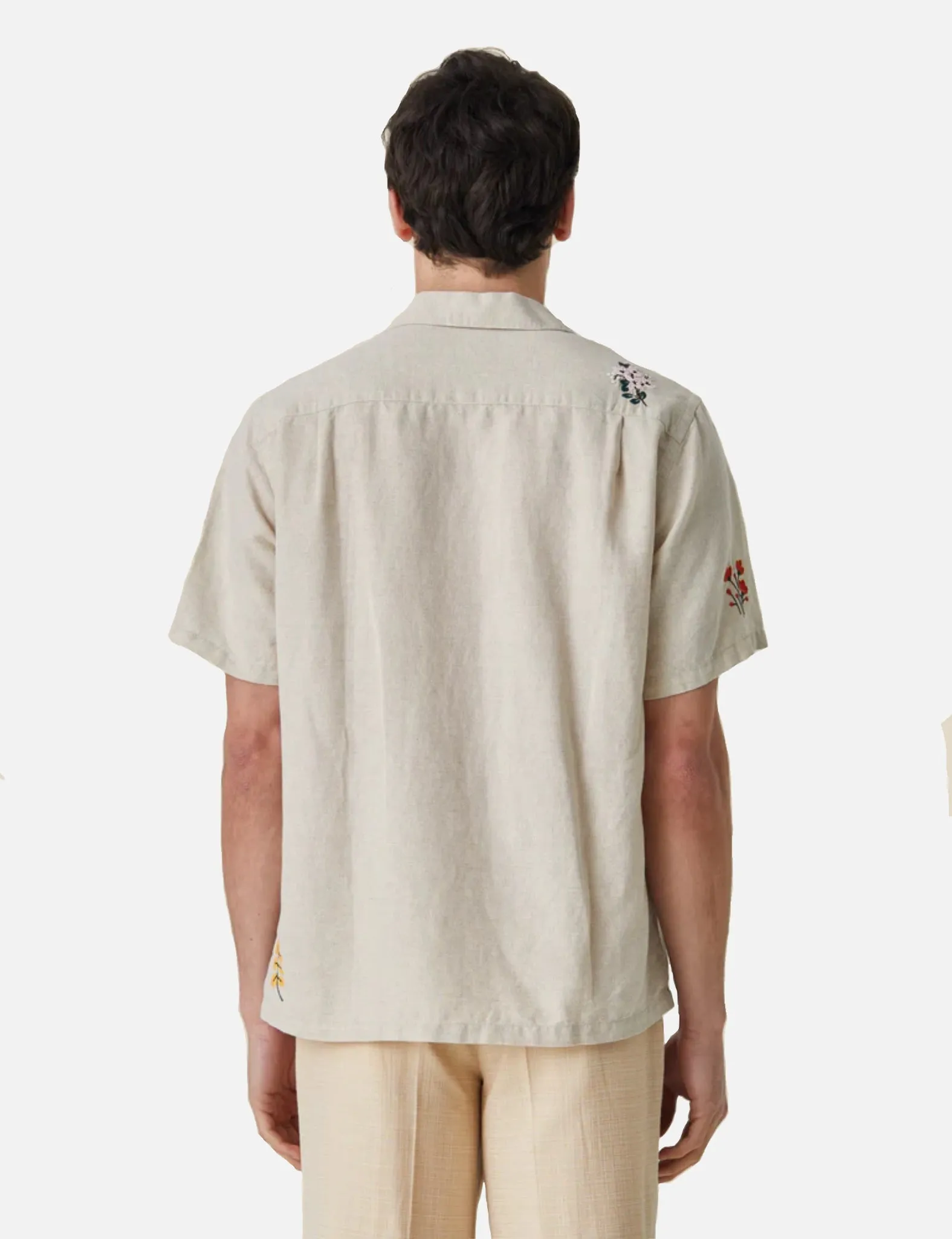 Portuguese Flannel Spring 2 Short Sleeve Shirt - Ecru sold by Article London product image thumbnail 3