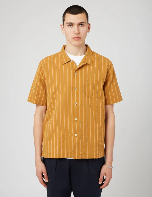 Universal Works Road Shirt - Mustard sold by Article London