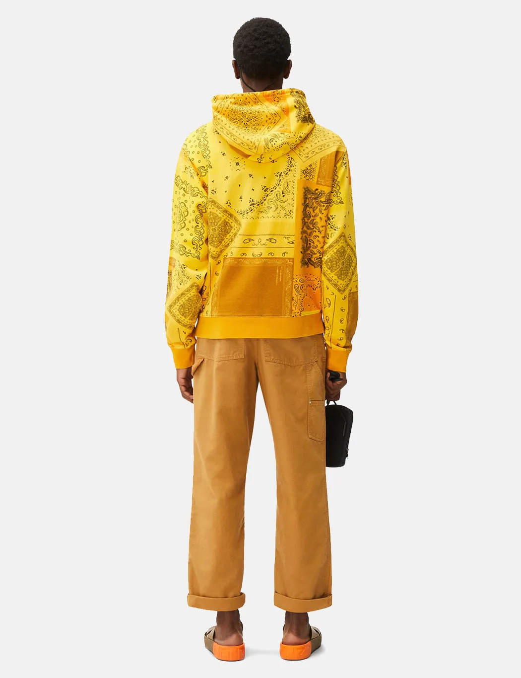 Kenzo Print Classic Hooded Sweatshirt - Golden Yellow sold by Article London product image thumbnail 3