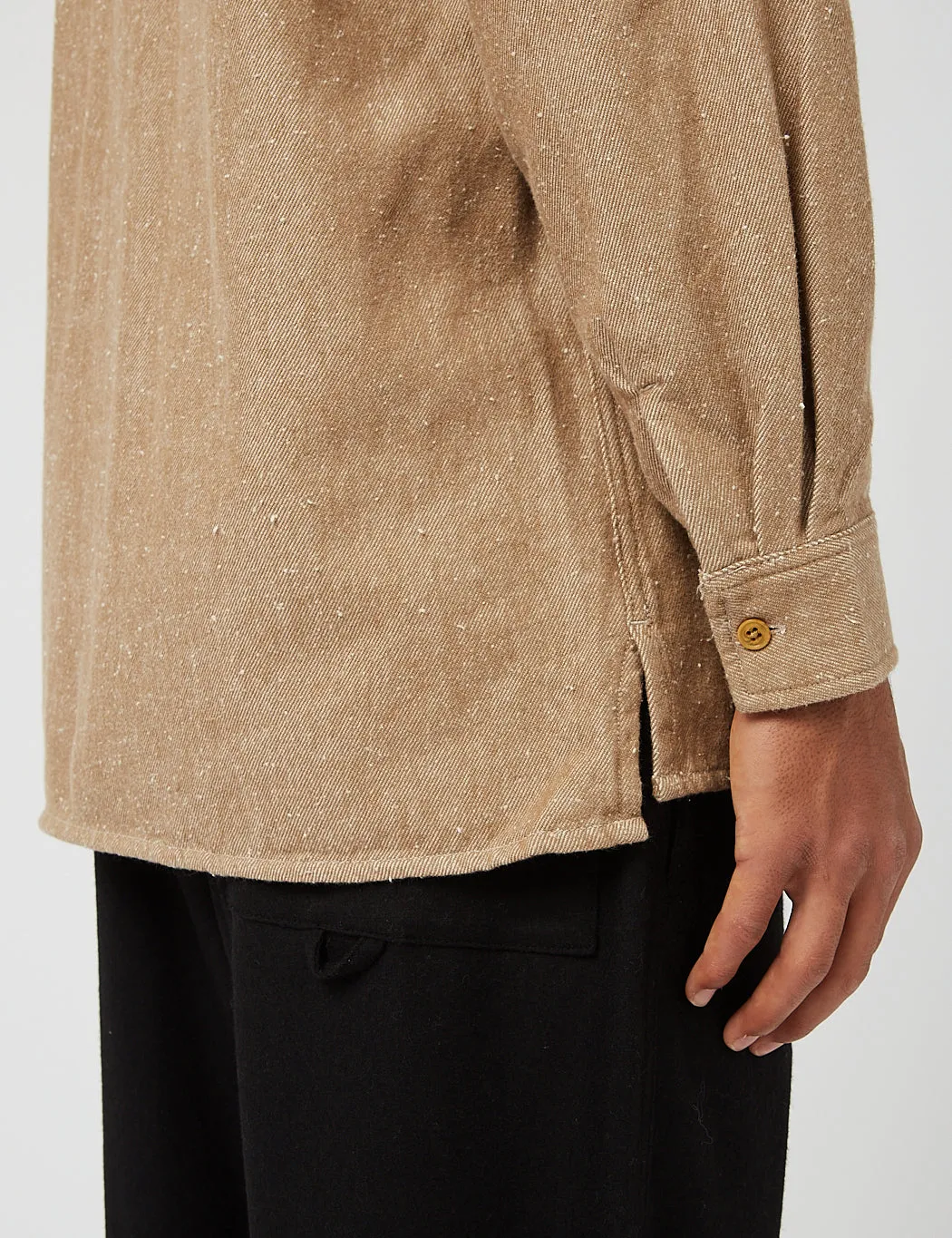 Snow Peak Camping Flannel Utility Shirt - Brown sold by Article London product image thumbnail 2