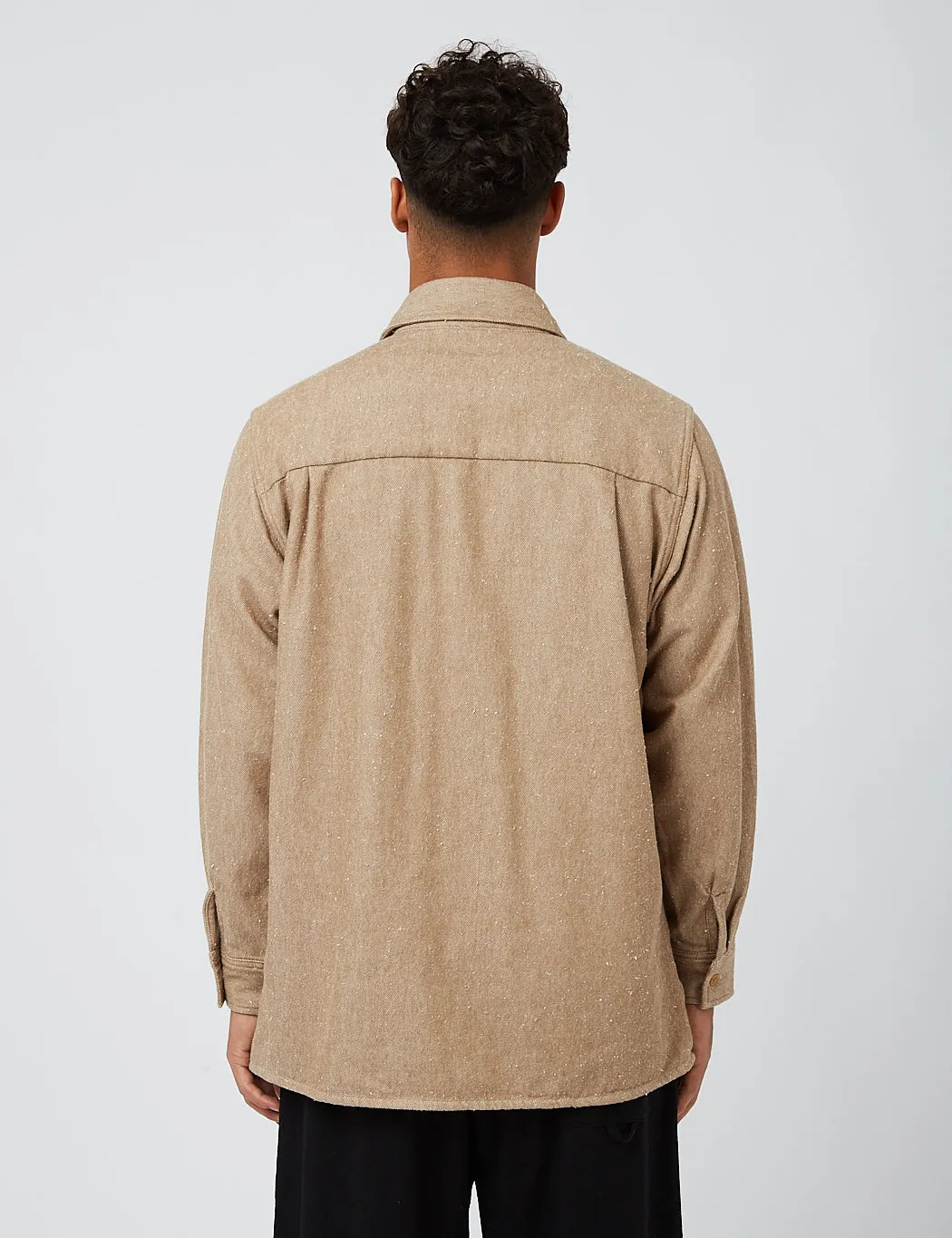 Snow Peak Camping Flannel Utility Shirt - Brown sold by Article London product image thumbnail 5