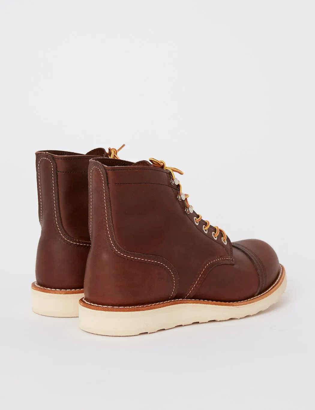 Red Wing Iron Ranger Boots (Traction Tread) - Amber Brown sold by Article London product image thumbnail 5