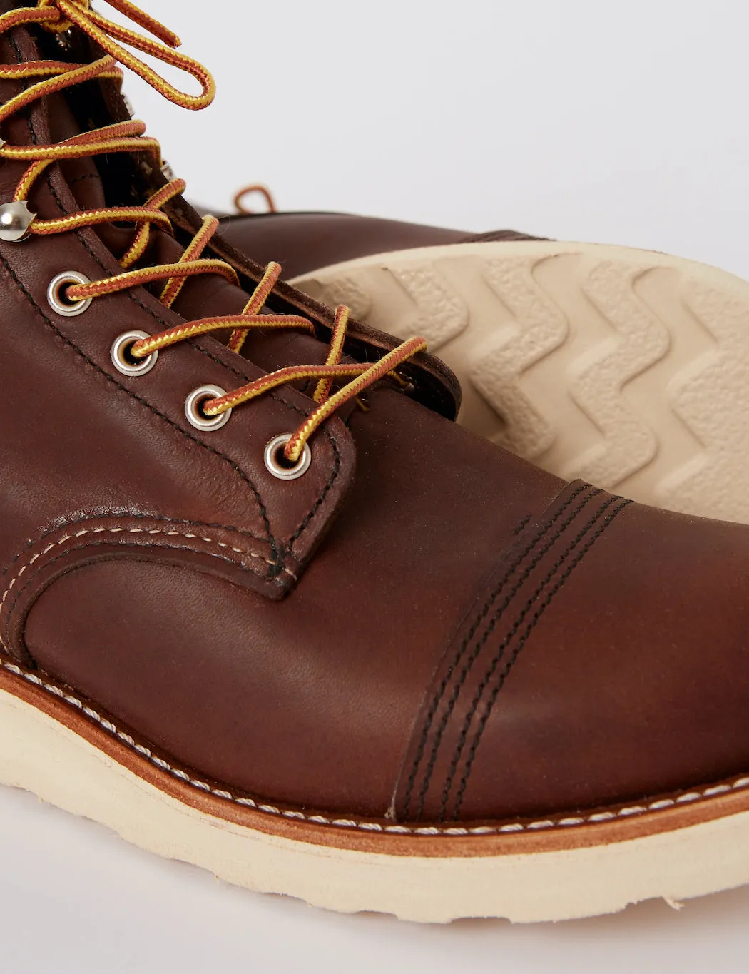 Red Wing Iron Ranger Boots (Traction Tread) - Amber Brown sold by Article London product image thumbnail 2