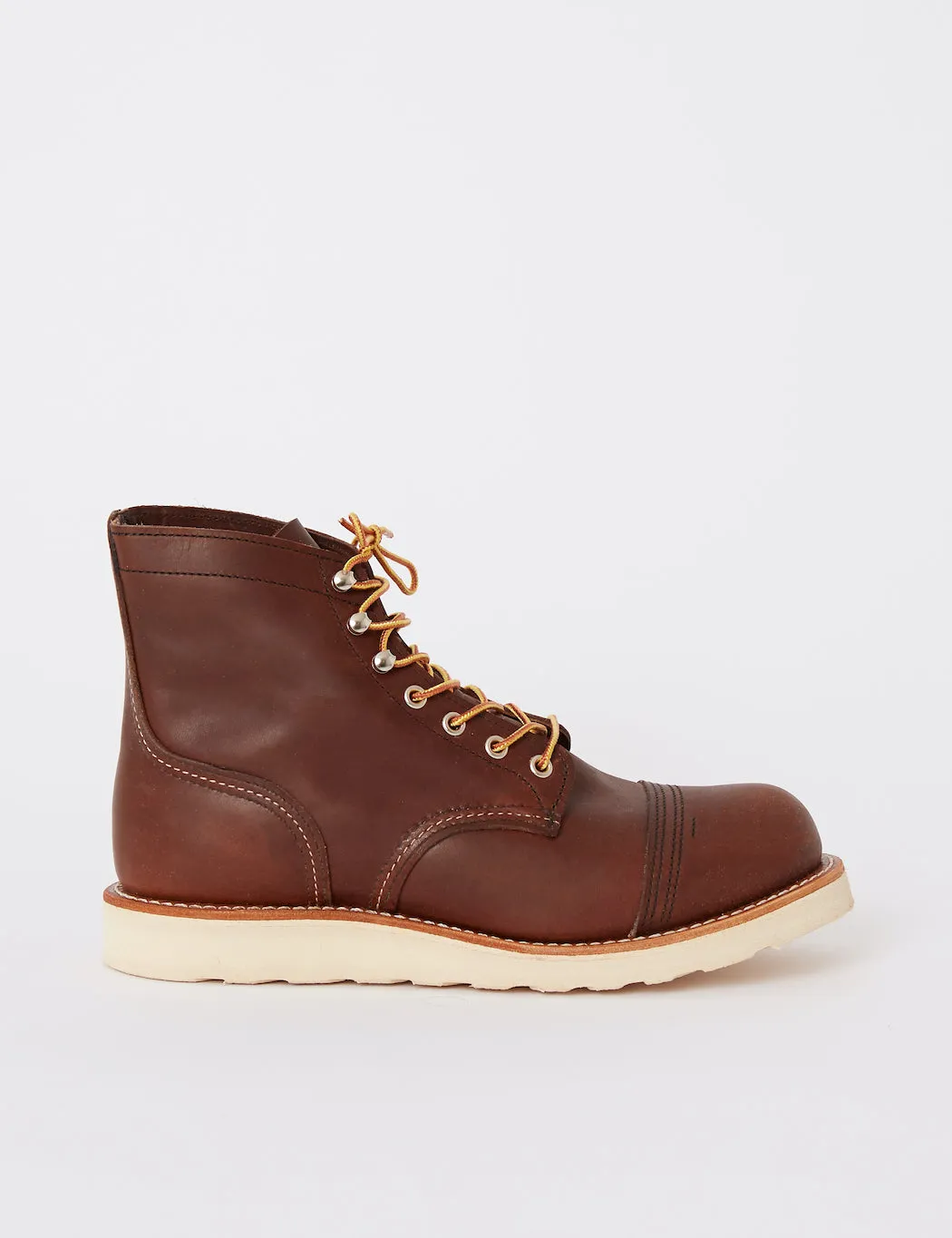 Red Wing Iron Ranger Boots (Traction Tread) - Amber Brown sold by Article London