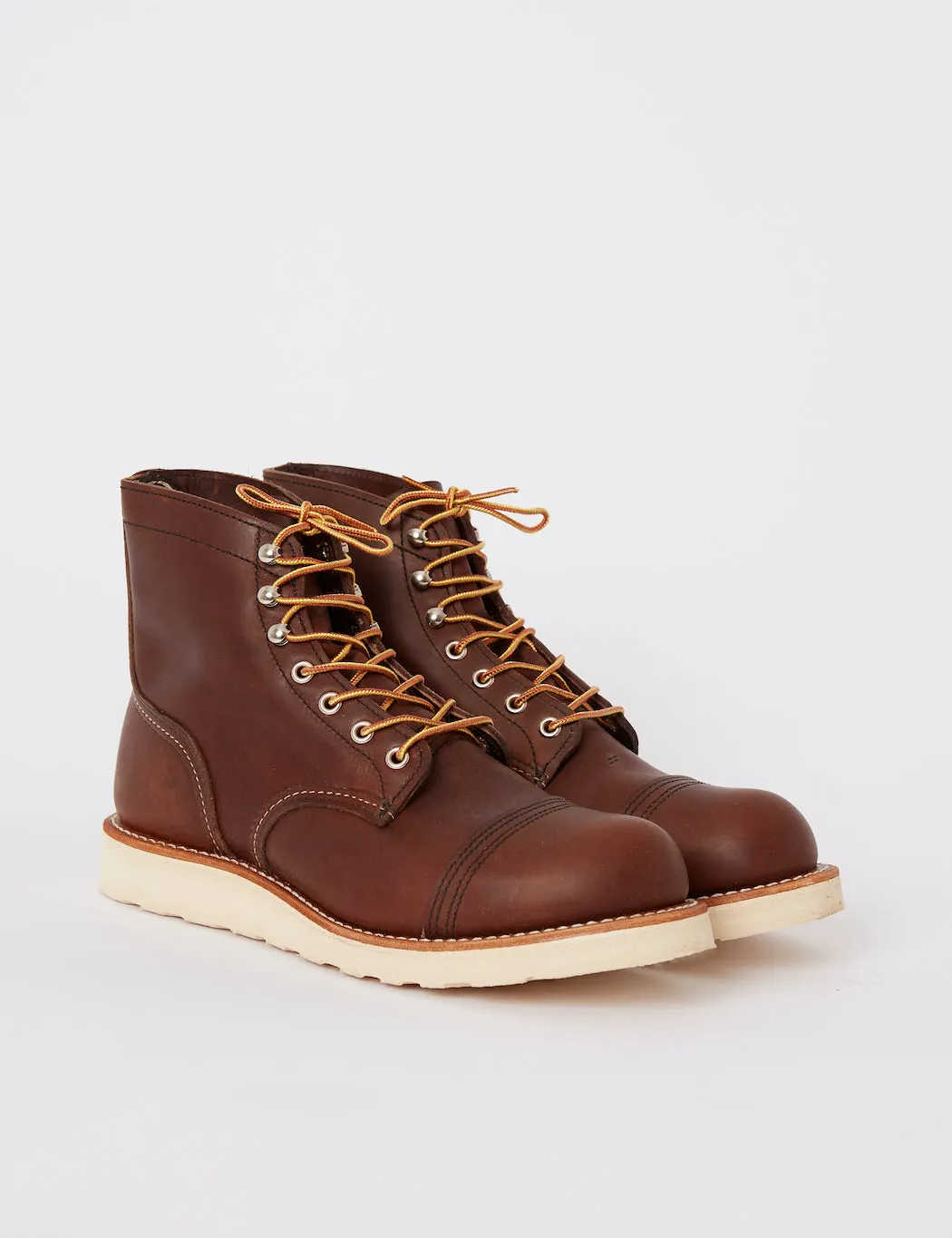 Red Wing Iron Ranger Boots (Traction Tread) - Amber Brown sold by Article London product image thumbnail 3