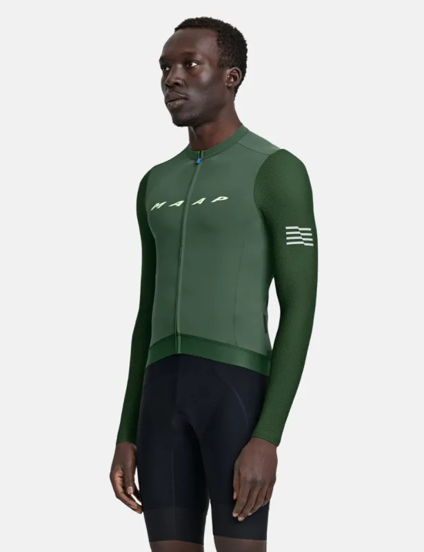 MAAP Evade Pro Base Long Sleeve Jersey - Land Green sold by Article London