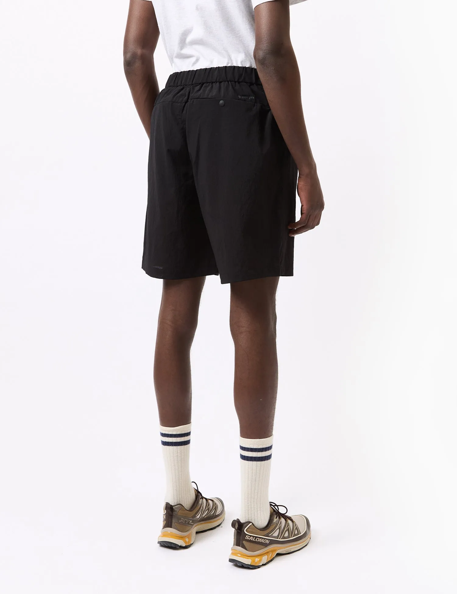 Snow Peak Breathable Quick Dry Shorts - Black sold by Article London product image thumbnail 3