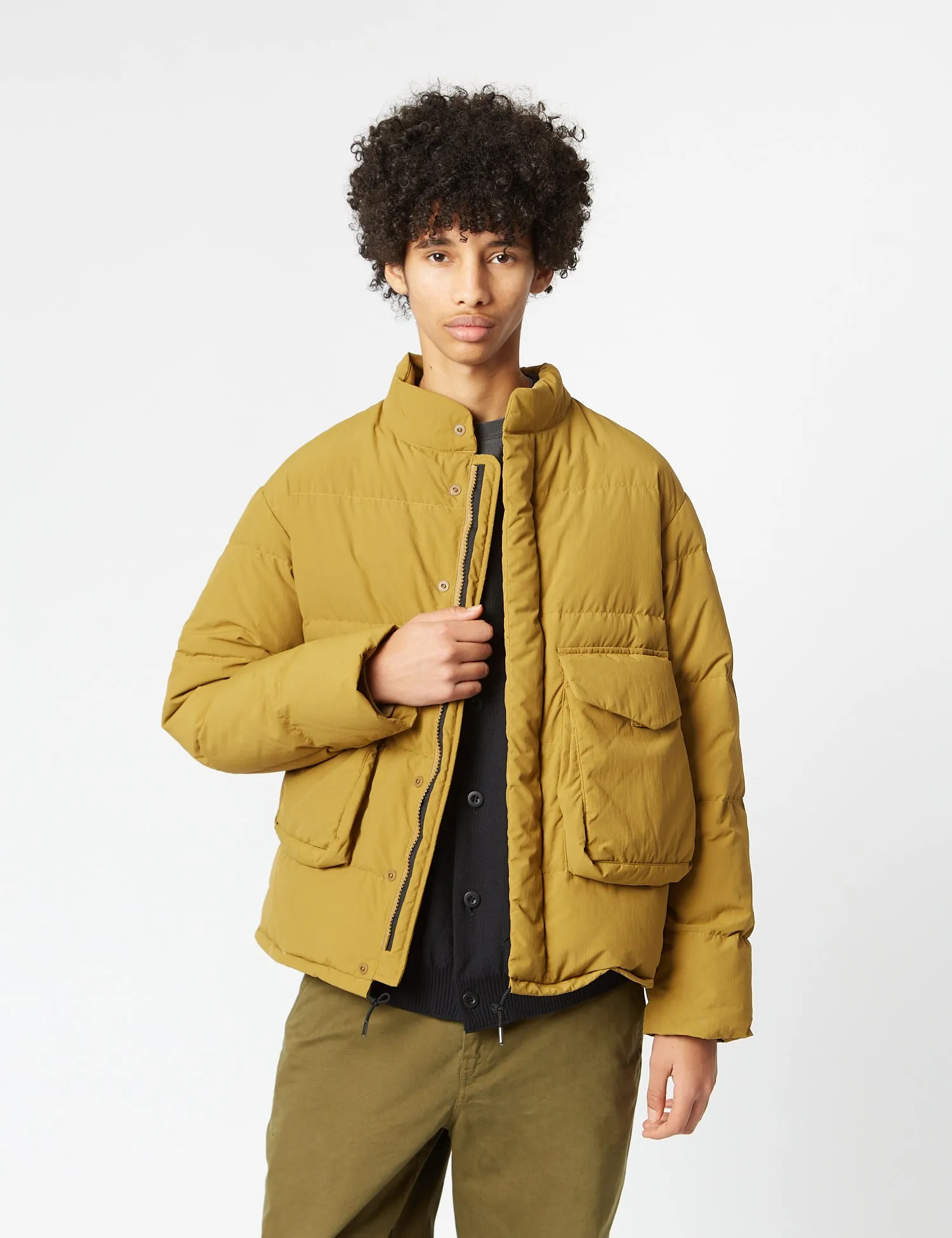 Snow Peak Recycled Down Jacket - Coyote Brown sold by Article London product image thumbnail 3