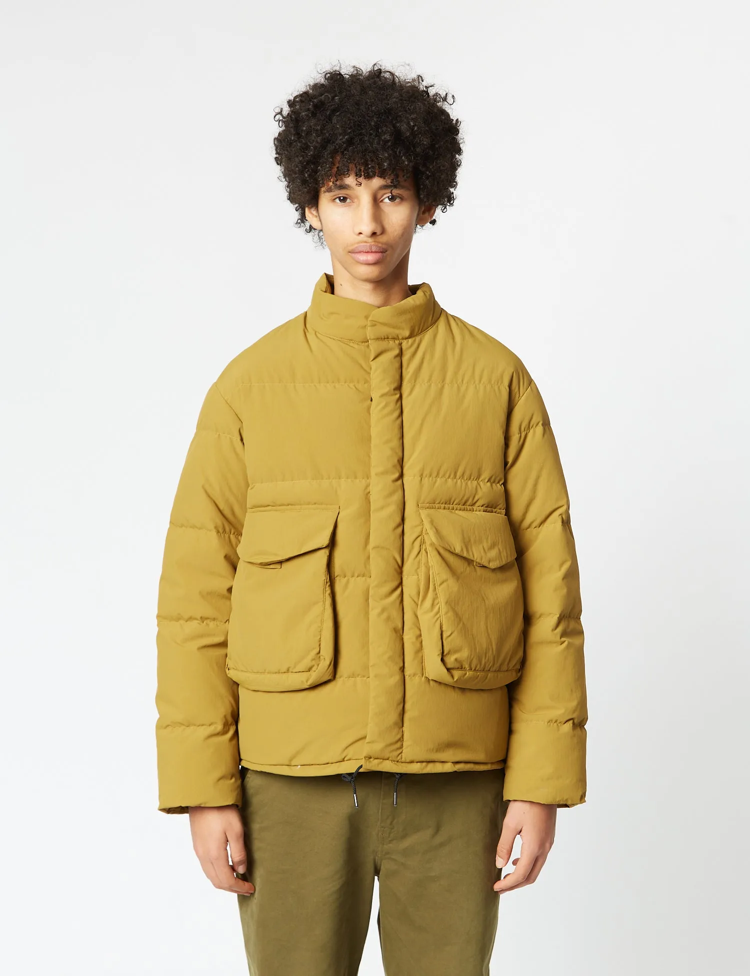 Snow Peak Recycled Down Jacket - Coyote Brown sold by Article London