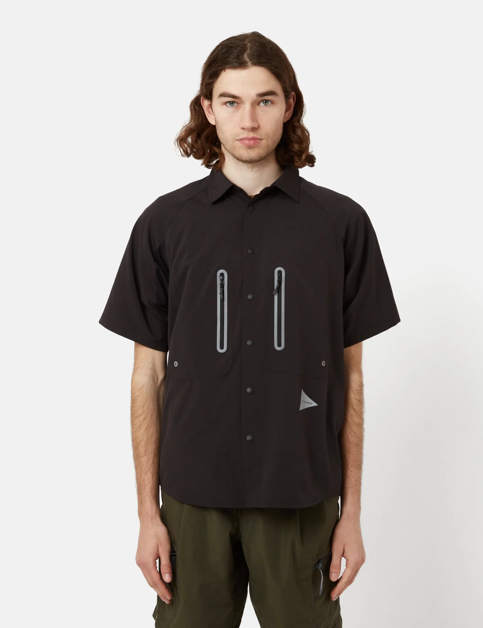 And Wander Tech T-Shirt - Black sold by Article London product image thumbnail 3