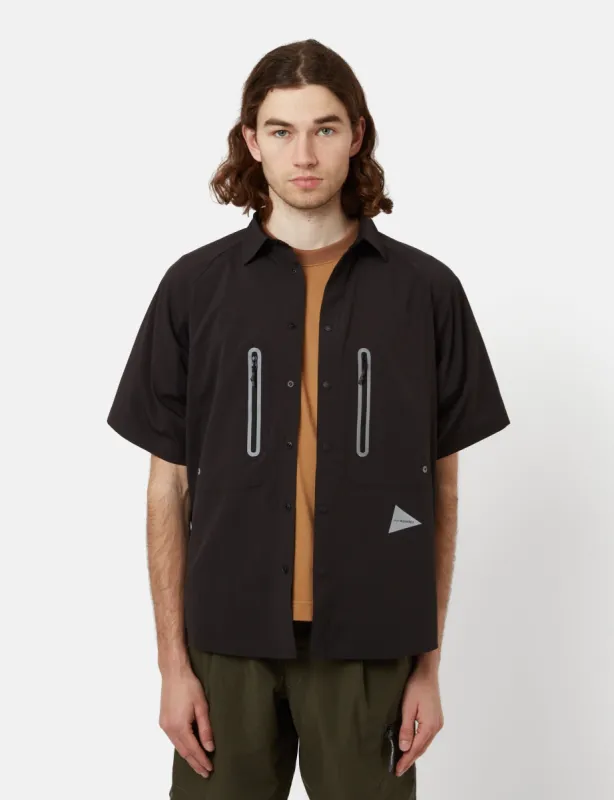 And Wander Tech T-Shirt - Black sold by Article London