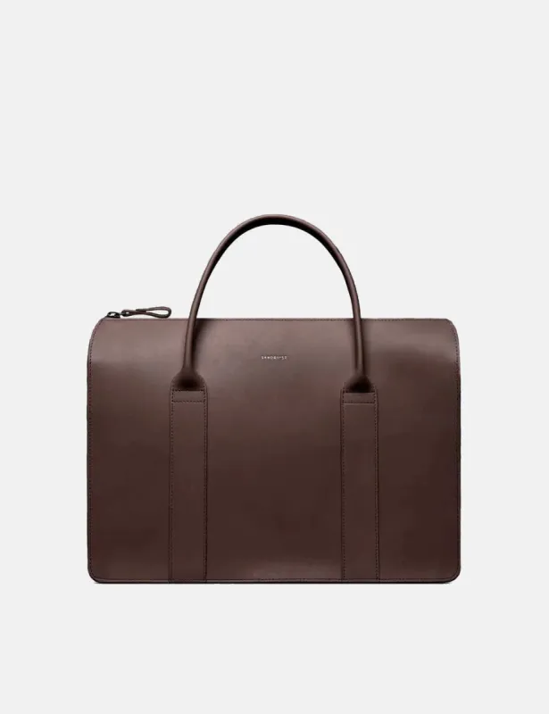 Sandqvist Alice Briefcase - Dark Brown sold by Article London