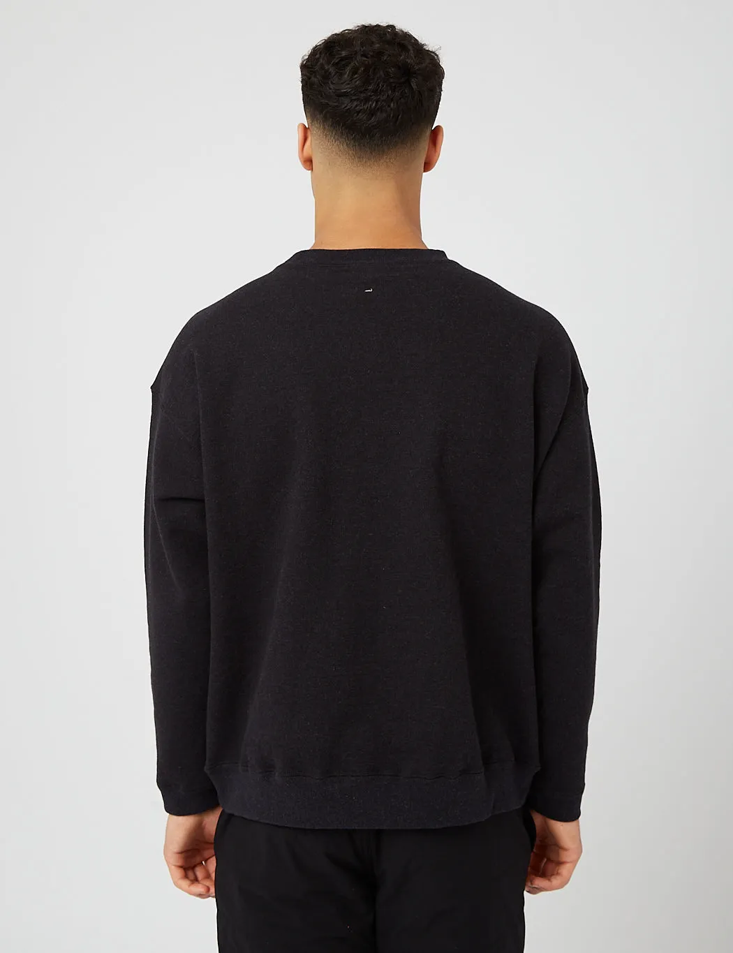 Snow Peak Recycled Cotton Crewneck Sweatshirt - Black sold by Article London product image thumbnail 3