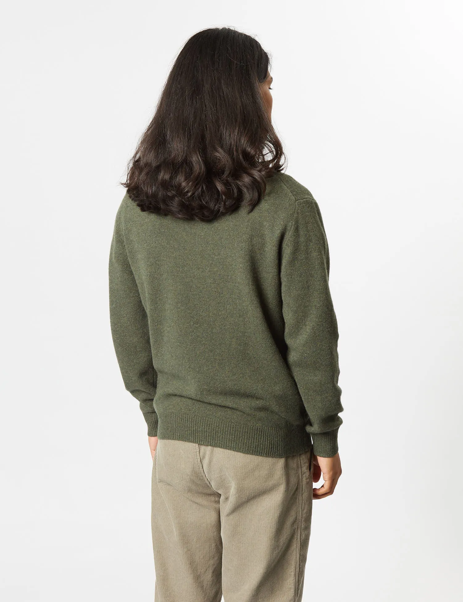 Beams Plus Knit Polo 9G - Green sold by Article London product image thumbnail 4