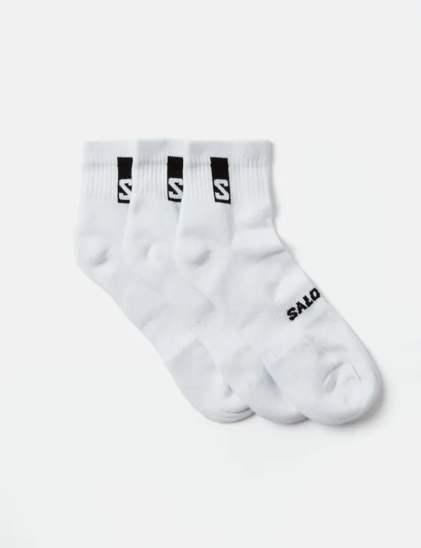 Salomon Everyday Ankle Socks (3-Pack) - White made by Salomon