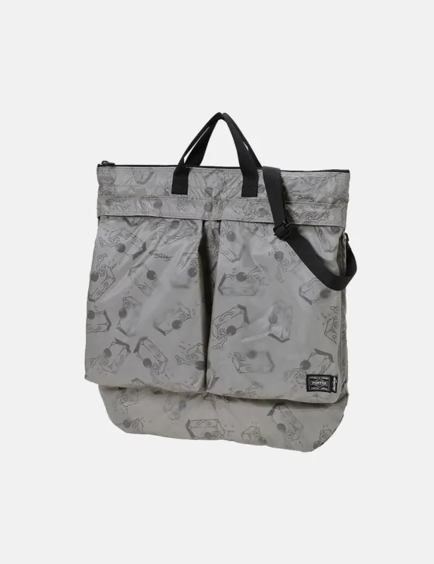Porter-Yoshida & Co Gasius x Porter 2Way Helmet Bag - Grey sold by Article London