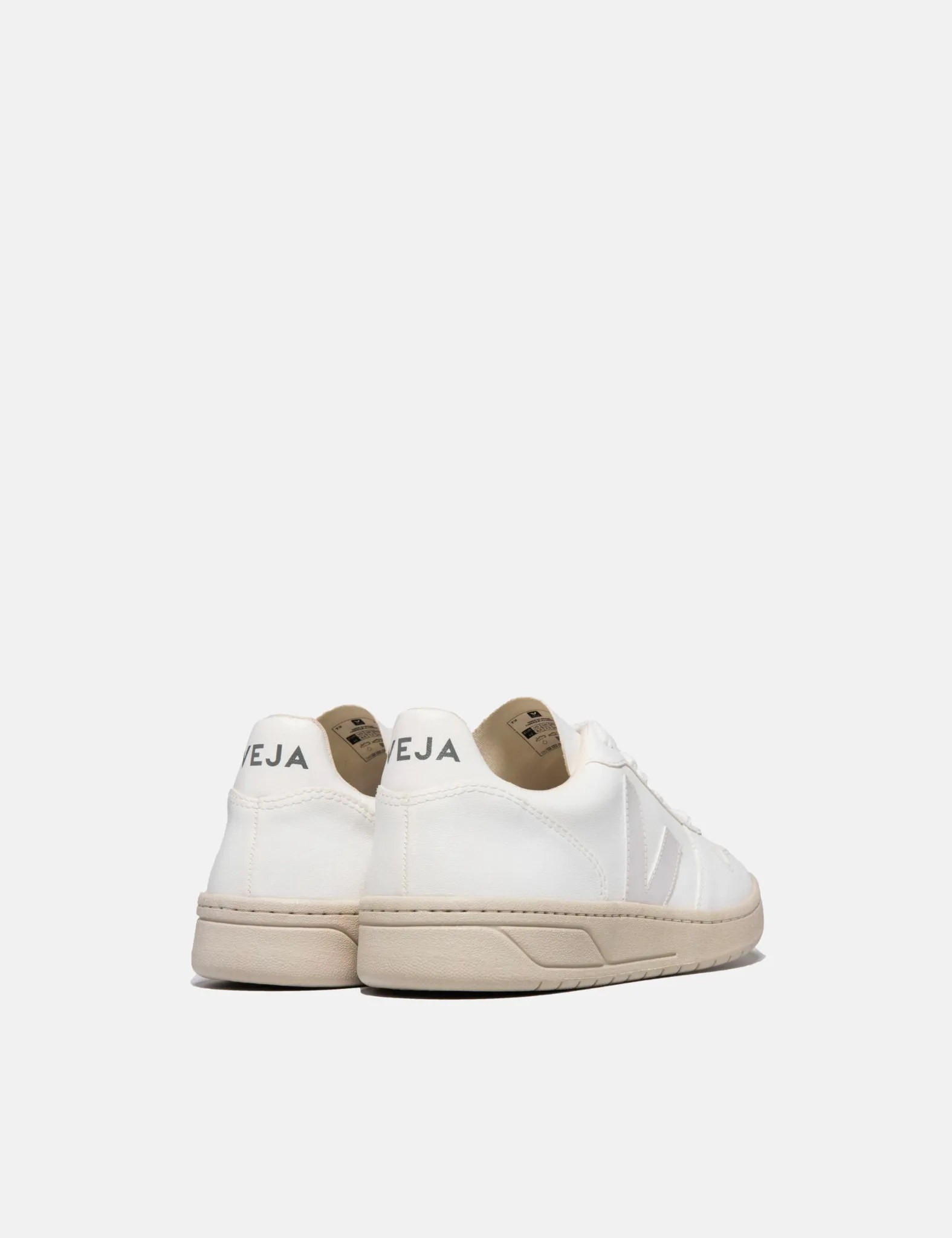 Women's Veja V-10 CWL Trainers - Full White sold by Article London product image thumbnail 3