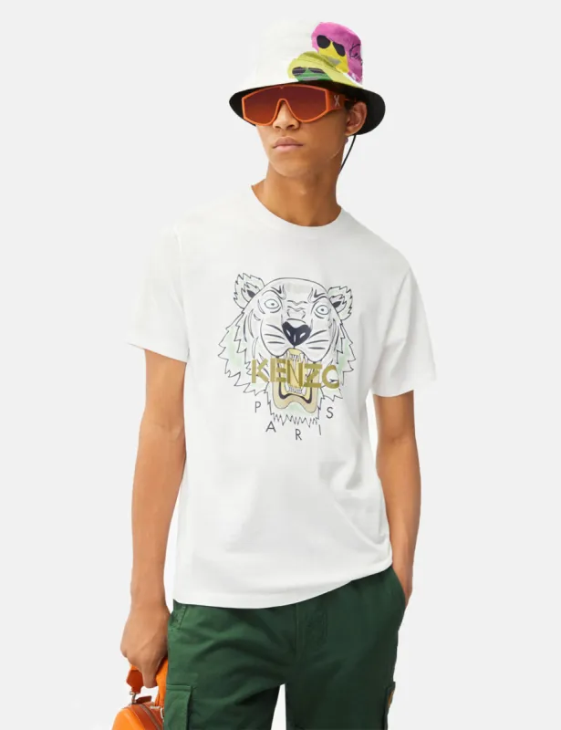 Kenzo Tiger Classic T-Shirt - White sold by Article London