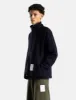 Norse Projects Frederik Tab Series Fleece Jacket - Dark Navy Blue sold by Article London