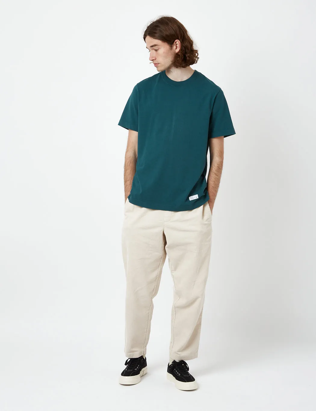 YMC Alva Skate Trousers (12 Wale Corduroy) - Stone White sold by Article London product image thumbnail 4