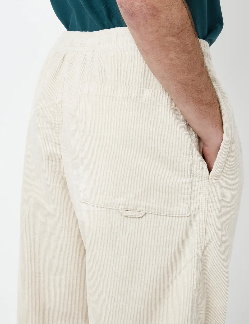 YMC Alva Skate Trousers (12 Wale Corduroy) - Stone White sold by Article London product image thumbnail 2