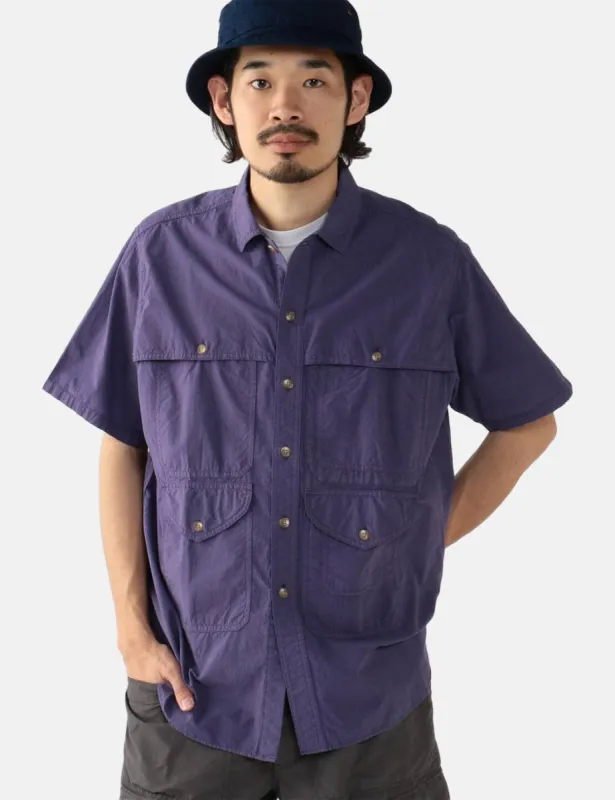 Beams Plus Adventure Shirt II (Ripstop) - Purple sold by Article London