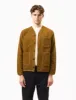 Universal Works Cardigan (Wool Fleece) - Mustard sold by Article London
