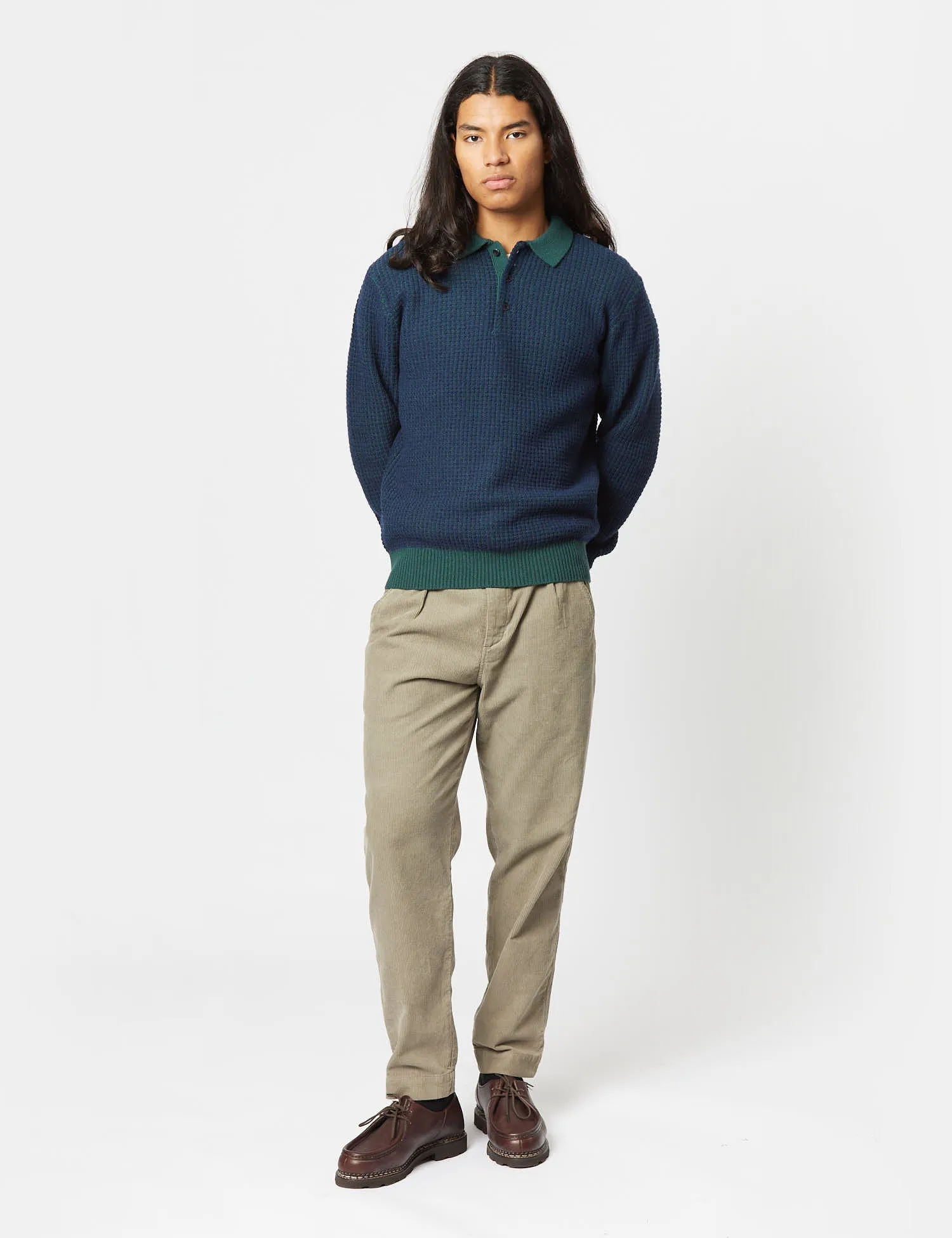 Folk Assembly Cord Pant (Relaxed) - Olive Green sold by Article London product image thumbnail 3