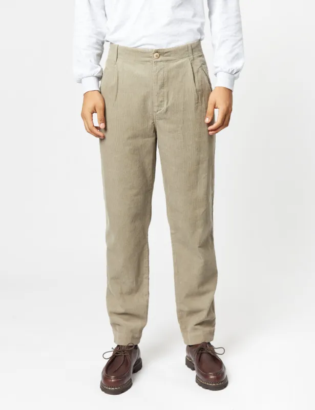 Folk Assembly Cord Pant (Relaxed) - Olive Green sold by Article London
