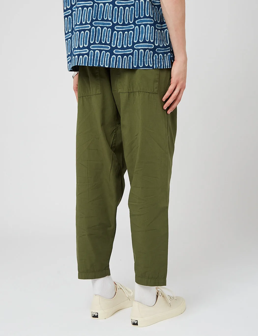 Universal Works Braga Pant - Dark Olive Green sold by Article London product image thumbnail 4