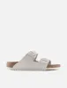 Birkenstock Arizona Suede Leather (Regular) - Antique White sold by Article London