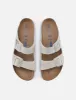 Birkenstock Arizona Suede Leather (Regular) - Antique White sold by Article London