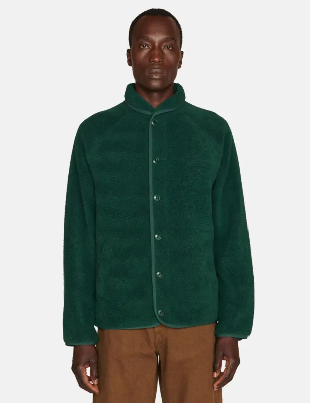 YMC Beach Fleece Jacket - Green sold by Article London
