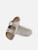 Birkenstock Arizona Suede Leather (Regular) - Antique White sold by Article London