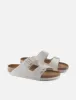 Birkenstock Arizona Suede Leather (Regular) - Antique White sold by Article London