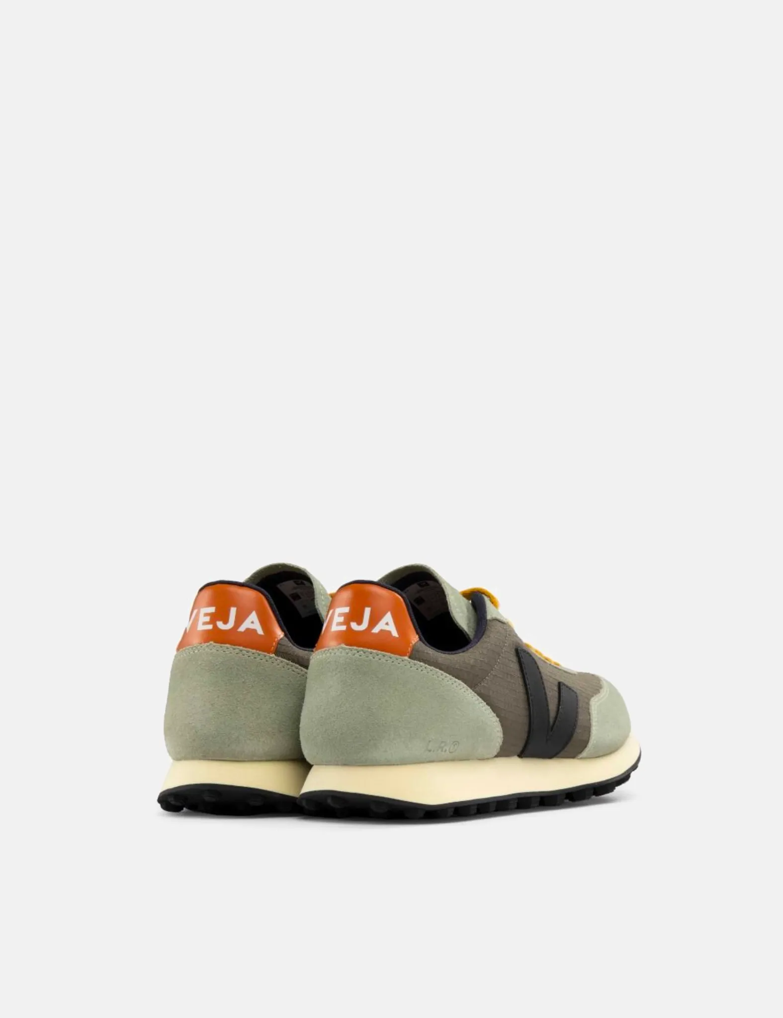 Women's Veja Rio Branco Ripstop Trainers - Khaki/Black sold by Article London product image thumbnail 3