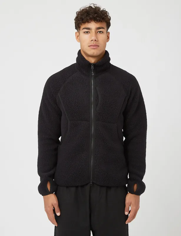 Snow Peak Thermal Boa Fleece Jacket - Black sold by Article London