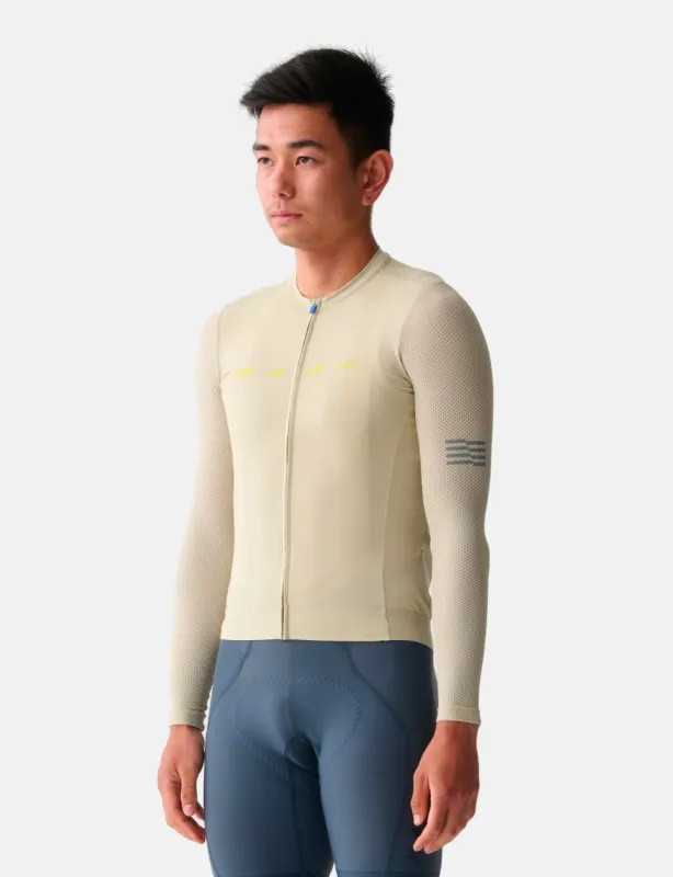 Maap Evade Pro Base Long Sleeve Jersey 2.0 - Dune sold by Article London