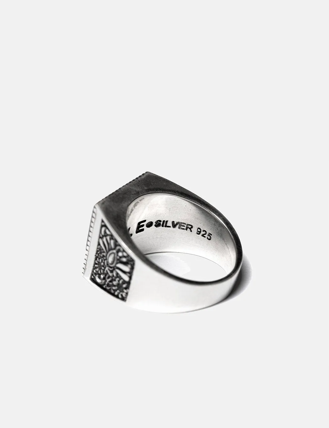 Maple Buick Ring - Silver 925/Red Garnet sold by Article London product image thumbnail 5