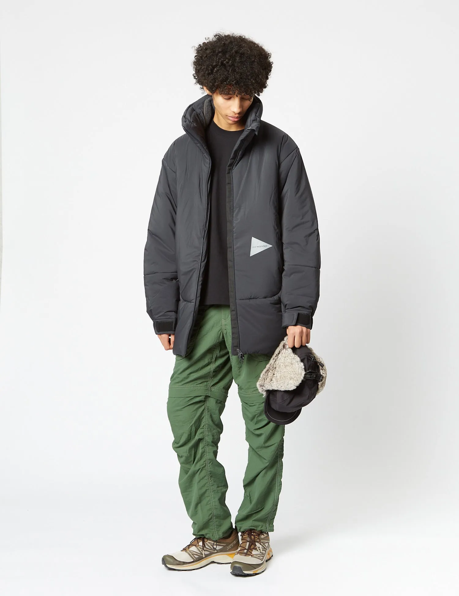 and Wander Top Fleece Coat - Charcoal Grey sold by Article London product image thumbnail 2