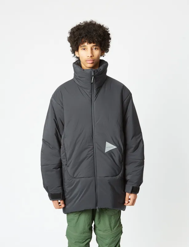 and Wander Top Fleece Coat - Charcoal Grey sold by Article London