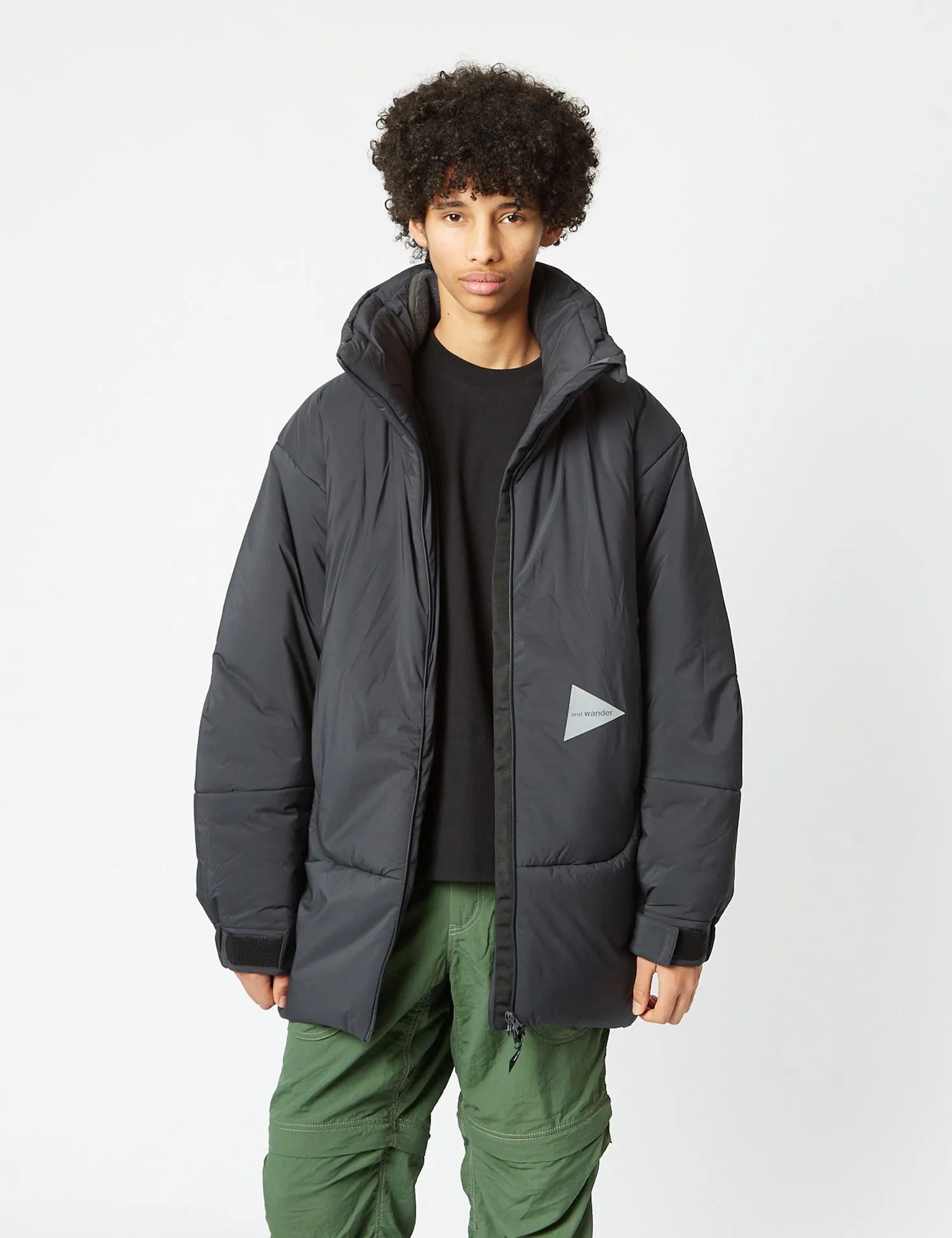 and Wander Top Fleece Coat - Charcoal Grey sold by Article London product image thumbnail 4