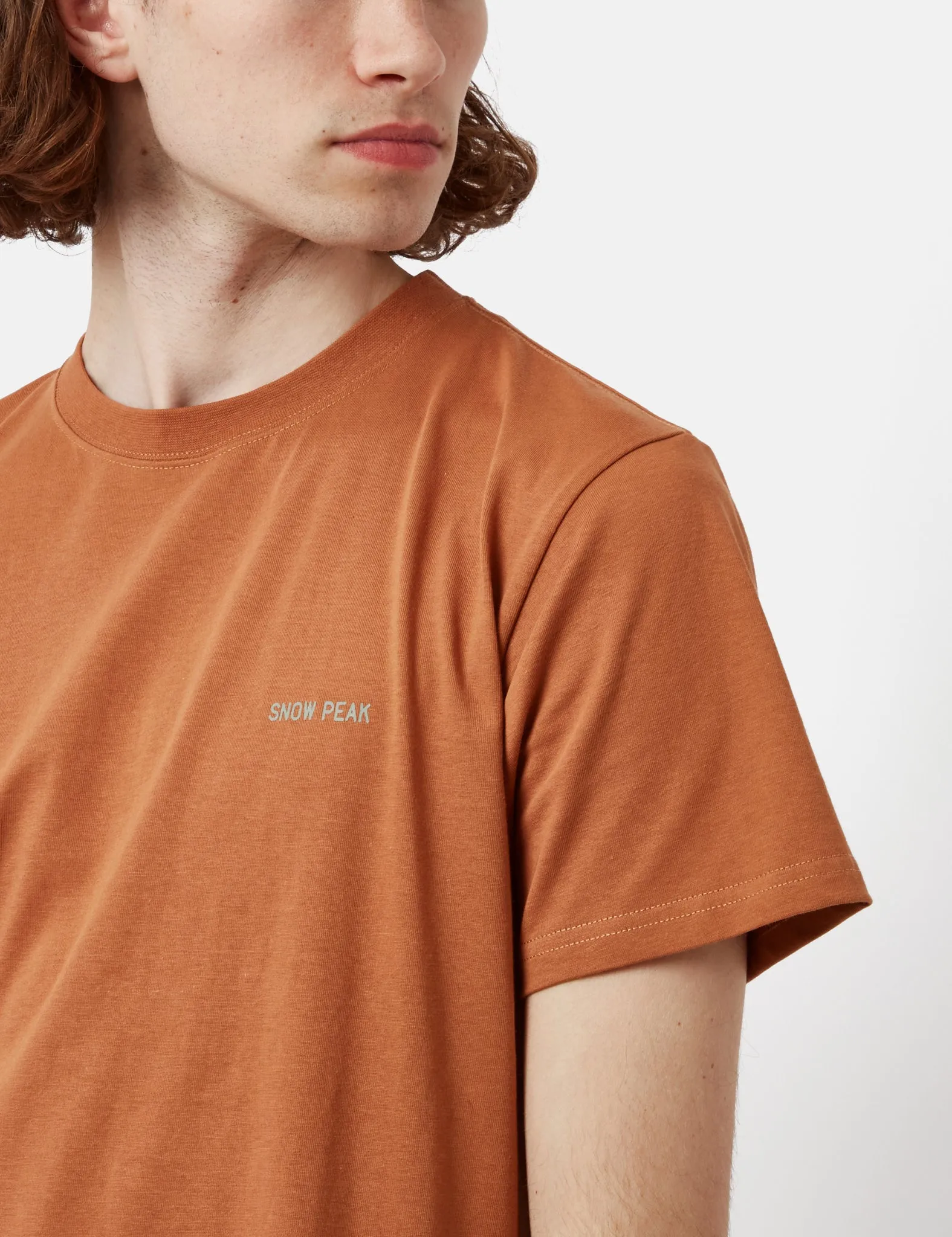 Snow Peak Ropework T-Shirt - Brown sold by Article London product image thumbnail 2
