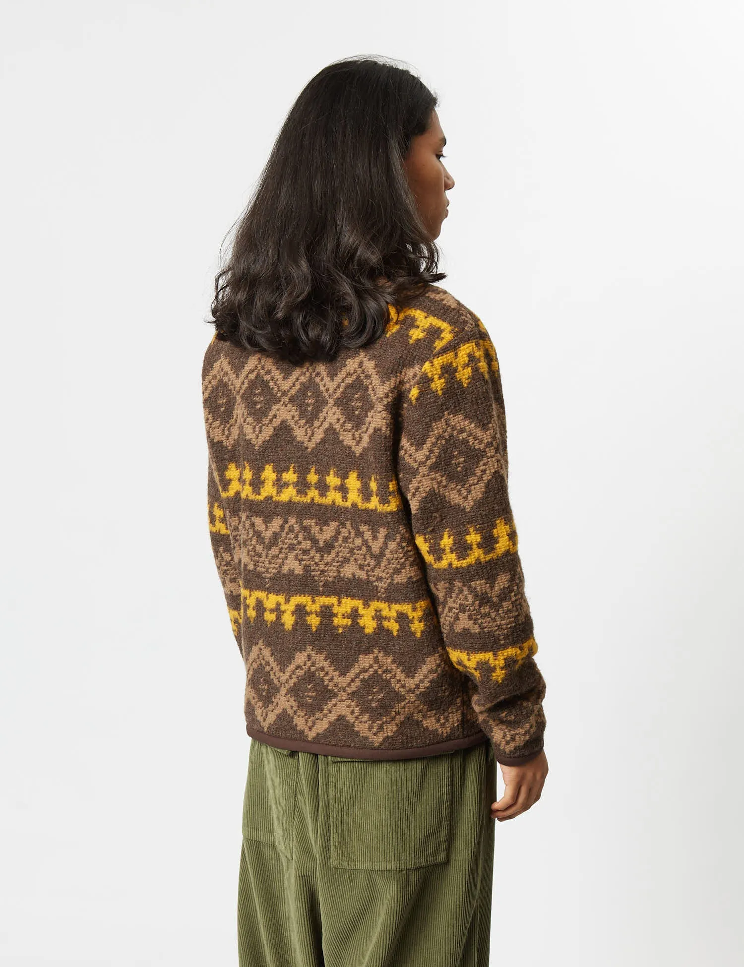 Universal Works Lancaster Jacket (Wool) - Brown sold by Article London product image thumbnail 4