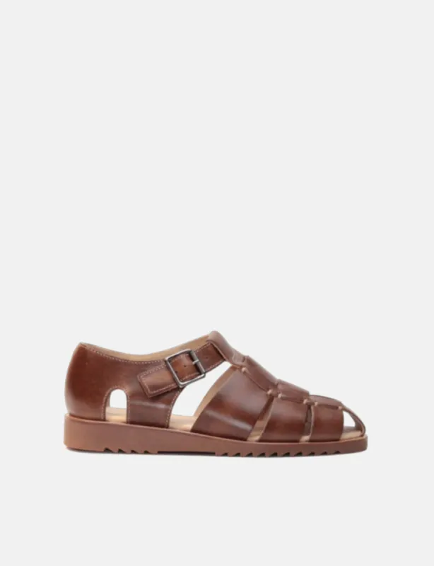 Paraboot Pacific Sandals (Leather) - Natural Brown sold by Article London
