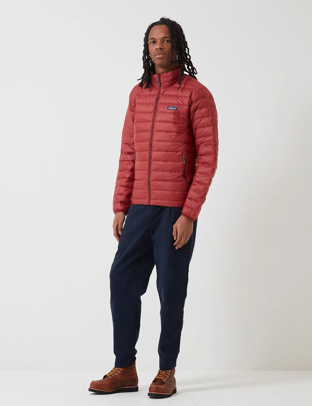 Patagonia Down Sweater Insulated Jacket - Oxide Red sold by Article London product image thumbnail 3