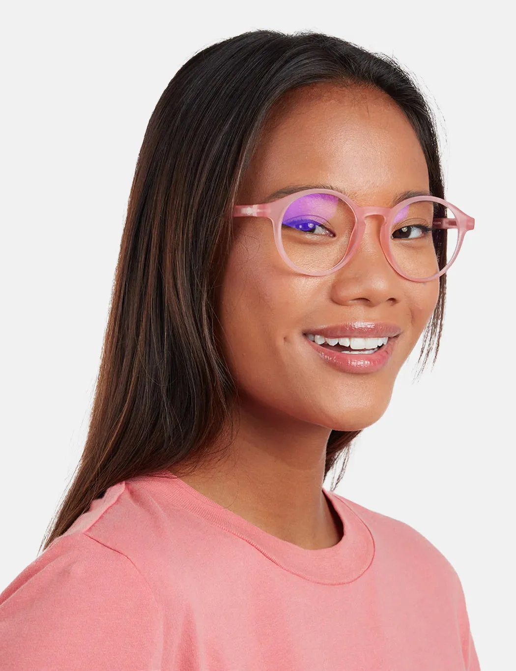 Barner Le Marais Blue Light Computer Glasses - Dusty Pink sold by Article London product image thumbnail 3