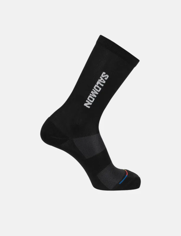 Salomon 365 Crew Socks - Black/White made by Salomon